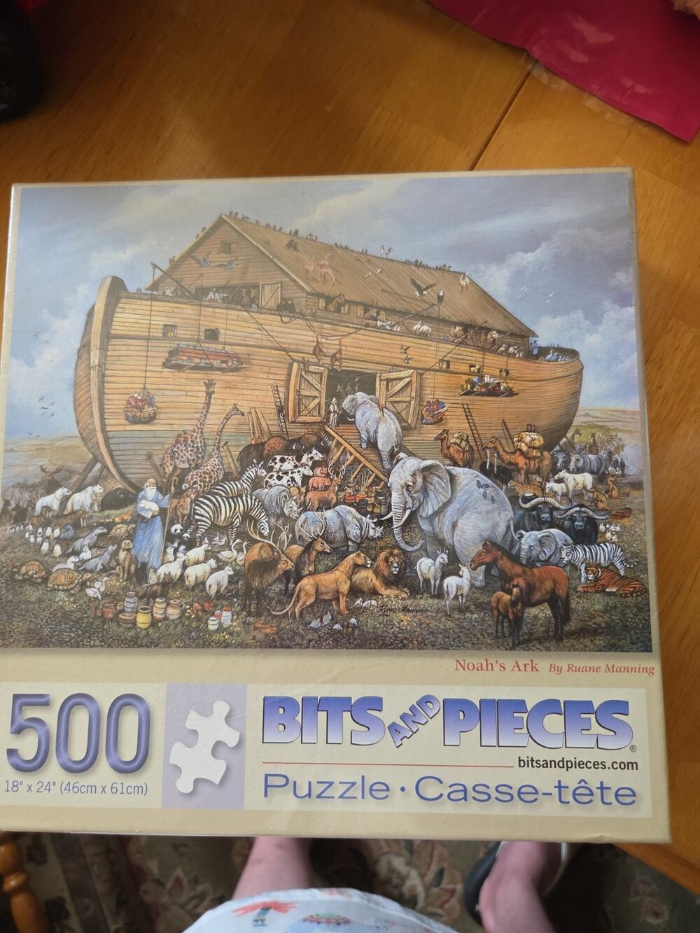 Bits and Pieces 500 Piece Jigsaw Puzzle for Adults 18" X 24" - Noah's Ark...NIB